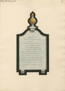 Denkmal für Rebecca, Ehefrau von John Ward aus der Kirche von Ealing