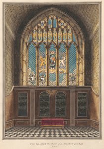 Das Chorfenster der Hanworth Kirche