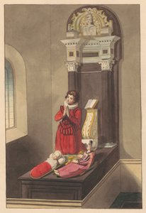 Grab der drei Kinder von Sir Thomas Savage aus der Kirche von Isleworth von Daniel Lysons