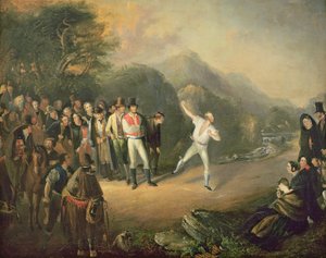 Bowling-Match in Castlemary, Cloyne, 1847 von Daniel MacDonald