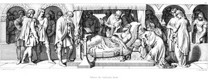 Tod von Edward dem Bekenner, 1042 1866 von Daniel Maclise