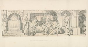 Harold, zurück aus der Normandie, stellt sich Edward dem Bekenner vor von Daniel Maclise