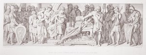 Harolds Treueeid an Wilhelm, geschworen über den verborgenen Reliquien der Heiligen, aus 