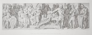 Harolds Treueeid an Wilhelm, geschworen über die verborgenen Reliquien der Heiligen, aus 