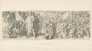 Huldigung an das geweihte Banner von Daniel Maclise