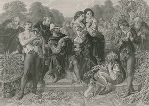 Orlando und der Ringer, Wie es euch gefällt von Daniel Maclise
