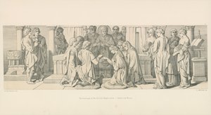 Die Hochzeit von Harold mit Aldyth, Schwester von Edwin und Morcar von Daniel Maclise