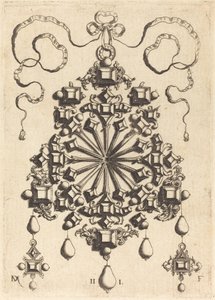 Großer Anhänger mit Stern in der Mitte von Daniel Mignot