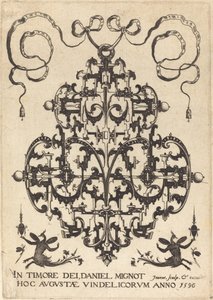 Titelseite: Große Anhänger, zwei geflügelte Fantasiefiguren unten von Daniel Mignot