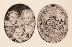 Friedrich von Böhmen, Elizabeth Stuart und ihr Sohn, Friedrich Heinrich, 1621, 1904 von Daniel Mytens