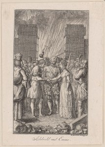 Adelwold und Emma. Ballade von Bertrand von Daniel Nikolaus Chodowiecki