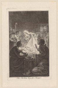 Anbetung der Hirten von Daniel Nikolaus Chodowiecki