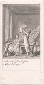 Gründe für die Heirat und ihre Folgen. Bl. 2 von Daniel Nikolaus Chodowiecki