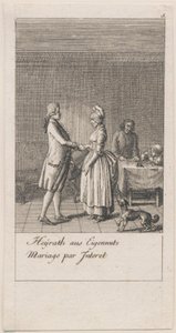 Beweggründe zur Heirat und ihre Folgen. Bl. 5 von Daniel Nikolaus Chodowiecki
