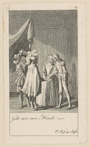 Blatt 12 zu Shakespeares „Sturm“ von Daniel Nikolaus Chodowiecki