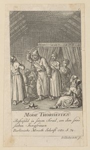Blatt 1 der Folge „Modetorheiten“ von Daniel Nikolaus Chodowiecki