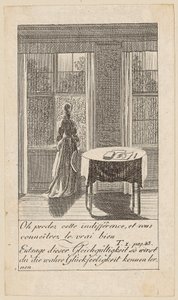Blatt 3 zu "Karoline von Lichtfield" von Daniel Nikolaus Chodowiecki