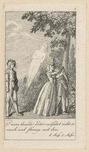 Blatt 3 zu Shakespeares "Sturm" von Daniel Nikolaus Chodowiecki