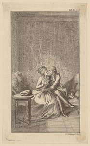 Blatt 5 zu Duschs "Geschichte Carl Ferdiners" von Daniel Nikolaus Chodowiecki