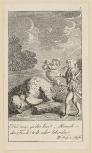 Blatt 5 zu Shakespeares "Sturm" von Daniel Nikolaus Chodowiecki