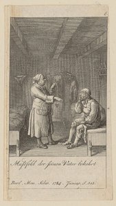 Blatt 6 der Folge „Modetorheiten“ von Daniel Nikolaus Chodowiecki