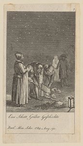 Blatt 7 der Folge „Modetorheiten“ von Daniel Nikolaus Chodowiecki