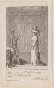 Blatt 7 zu Aug. von Kotzebues „Die Indianer in England“ von Daniel Nikolaus Chodowiecki