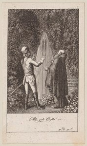 Blatt 7 zu Blumauers „Aeneide“ von Daniel Nikolaus Chodowiecki