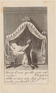 Blatt 7 zu „Karoline von Lichtfield“ von Daniel Nikolaus Chodowiecki