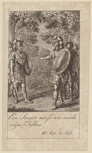 Blatt 8 zu Shakespeares „Coriolan“ von Daniel Nikolaus Chodowiecki