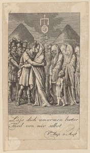 Blatt 9 zu Shakespeares "Coriolan" von Daniel Nikolaus Chodowiecki