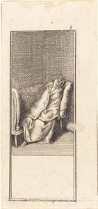 Mädchen schläft auf Sofa
