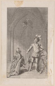 Heinrich schlägt die Krone aus von Daniel Nikolaus Chodowiecki