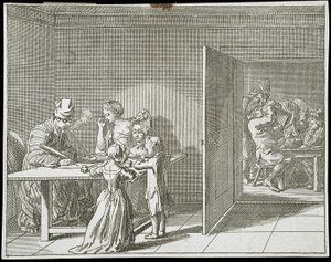 Illustration zu Basedows „Elementarwerk“ von Daniel Nikolaus Chodowiecki