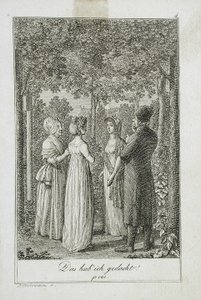 Illustration zu Beckers Taschenbuch für 1799 von Daniel Nikolaus Chodowiecki