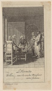 Der Einsiedler von Daniel Nikolaus Chodowiecki