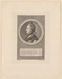 Porträt der Kaiserin Catharina II. von Russland von Daniel Nikolaus Chodowiecki