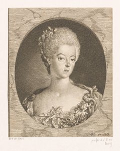 Porträt von Wilhelmina von Preußen von Daniel Nikolaus Chodowiecki