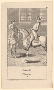 Reitbahn von Daniel Nikolaus Chodowiecki
