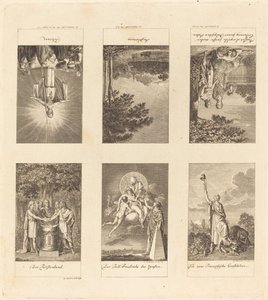 Sechs große Ereignisse von 1780-1790 von Daniel Nikolaus Chodowiecki