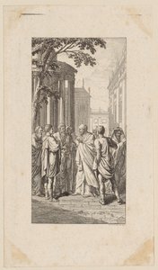 Titelkupfer zu Basedows "Praktische Philosophie" von Daniel Nikolaus Chodowiecki