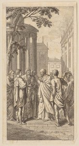 Titelkupfer zu Basedows „Practische Philosophie“ von Daniel Nikolaus Chodowiecki
