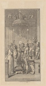 Titelkupfer zum Ritterroman "Palmerin von Oliva" von Daniel Nikolaus Chodowiecki