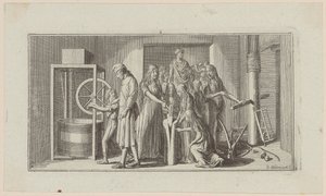 Werkstatt eines Mechanikers von Daniel Nikolaus Chodowiecki