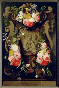 Stillleben mit Heiliger Familie