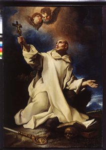 Der heilige Bruno beim Beten von Daniel Seiter
