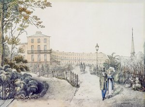 The Crescent, Cheltenham, 1821 von Daniel Thomas Egerton
