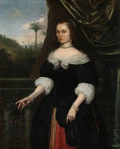 Porträt von Dina Lems, Ehefrau von Jan Valckenburgh