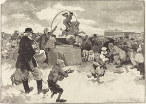 Die gelehrten Hunde von Daniel Vierge