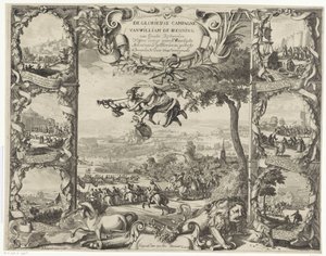 Siege von König Wilhelm III. in Irland (obere Hälfte), 1690 von Daniel de Lafeuille